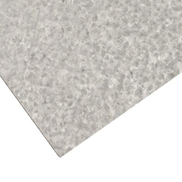 Aluzink plade kemisk passiveret 1,5x2500x1250 mm 38 kg pr pl.