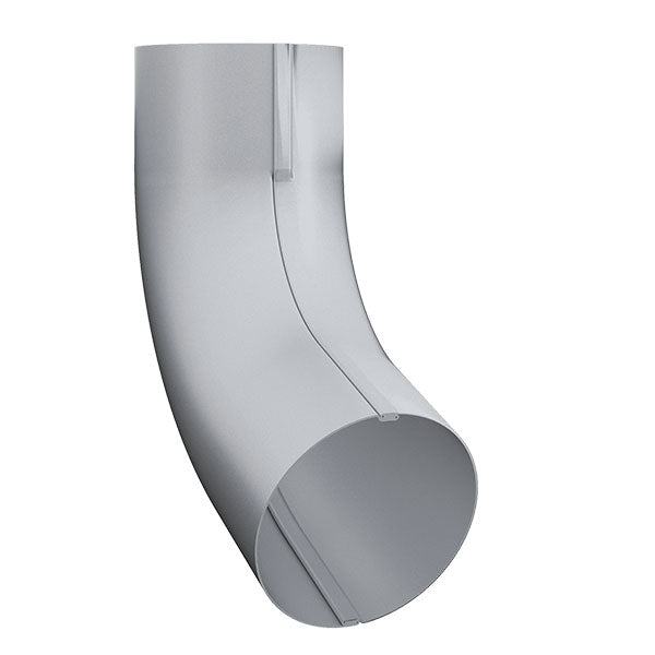 Lindab Rainline bøjning 75 mm 45 grader Stålmetallic