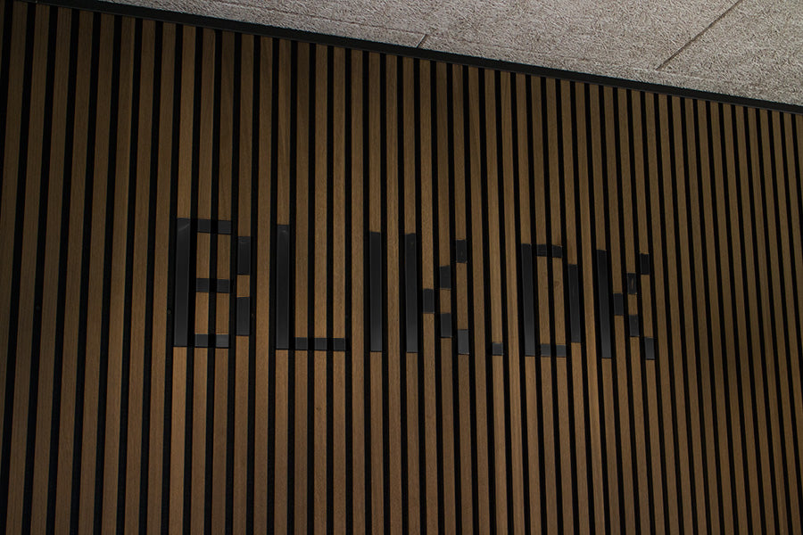 Letter for acoustic panel Black zinc N