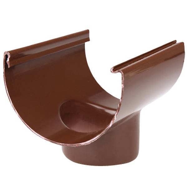 Plastmo plast tudstykke brun Ø90 mm nr 12/150 mm