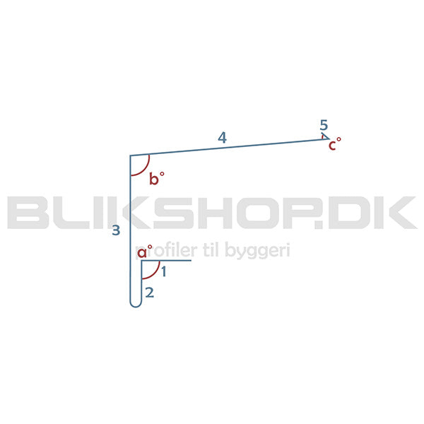 BT50-3-K Sålbænk luk mod mur - specialmål