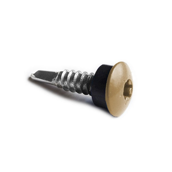 Facadeskrue/overlapskrue corona gule ralfarver RXB t/stål 5,5x25 TX20 EPDMB 250 stk/pakke