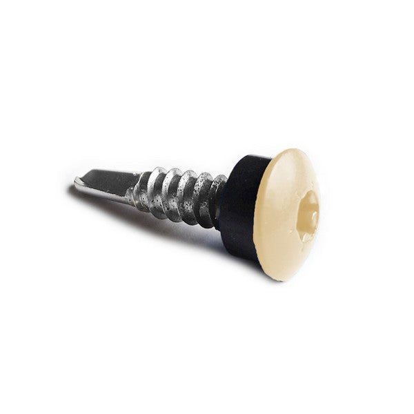 Facadeskrue/overlapskrue corona gule ralfarver RXB t/stål 4,8x35 TX20 EPDMB 250 stk/pakke