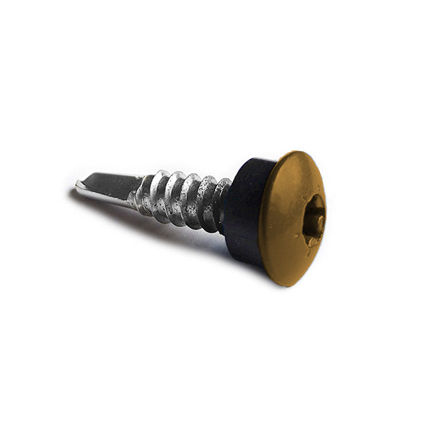 Facadeskrue/overlapskrue corona gule ralfarver RXB t/stål 5,5x25 TX20 EPDMB 250 stk/pakke