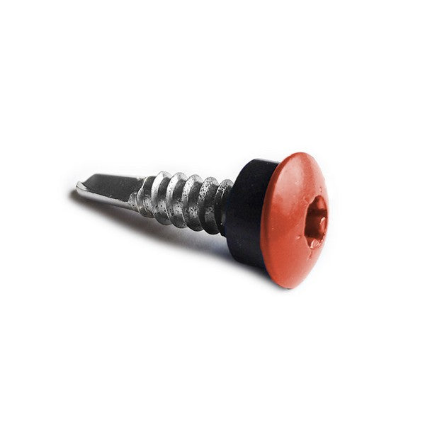 Facadeskrue/overlapskrue corona orange ralfarver RXB t/stål 4,8x35 TX20 EPDMB 250 stk/pakke