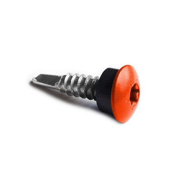 Facadeskrue/overlapskrue corona orange ralfarver RXB t/stål 4,8x35 TX20 EPDMB 250 stk/pakke
