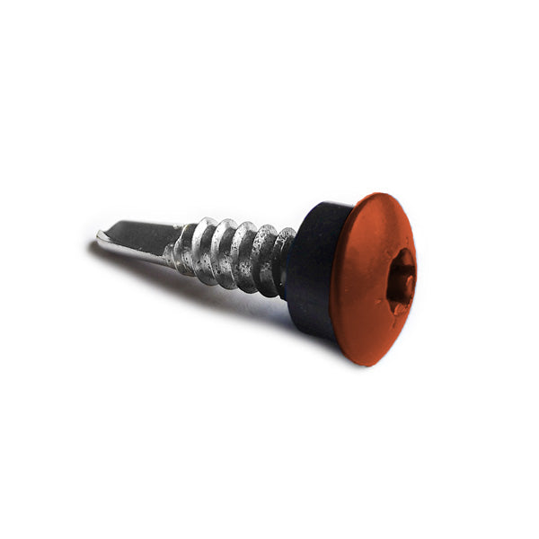 Facadeskrue/overlapskrue corona orange ralfarver RXB t/stål 4,8x35 TX20 EPDMB 250 stk/pakke