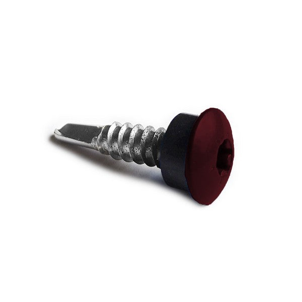 Facadeskrue/overlapskrue corona røde ralfarver RXB t/stål 5,5x25 TX20 EPDMB 250 stk/pakke