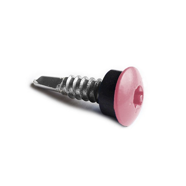 Facadeskrue/overlapskrue corona røde ralfarver RXB t/stål 5,5x25 TX20 EPDMB 250 stk/pakke