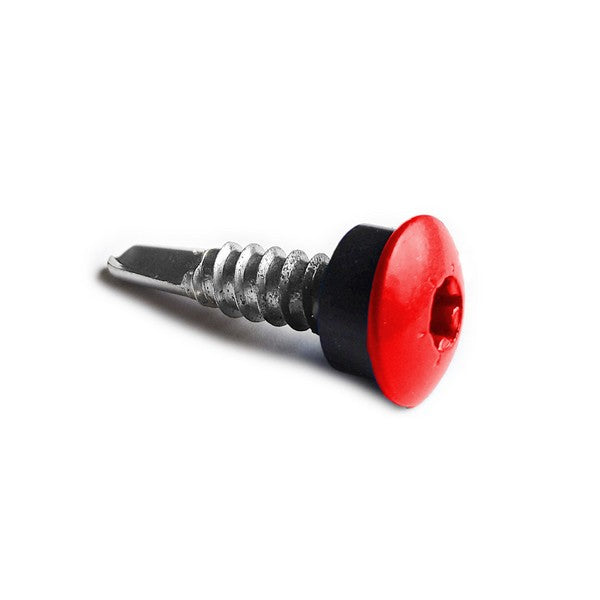 Facadeskrue/overlapskrue corona røde ralfarver RXB t/stål 5,5x25 TX20 EPDMB 250 stk/pakke