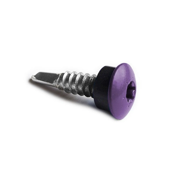 Facadeskrue/overlapskrue corona lilla ralfarver RXB t/stål 5,5x25 TX20 EPDMB 250 stk/pakke