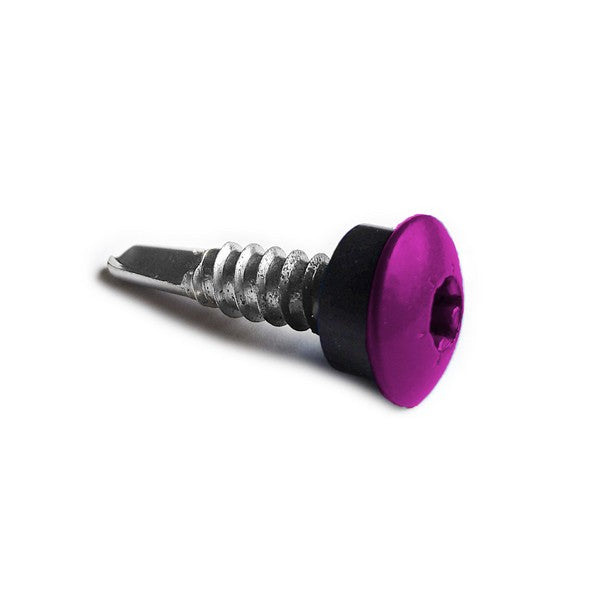 Facadeskrue/overlapskrue corona lilla ralfarver RXB t/stål 5,5x25 TX20 EPDMB 250 stk/pakke