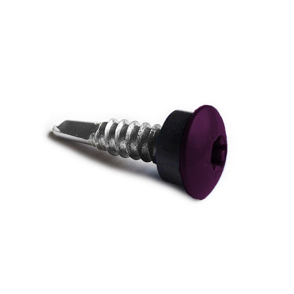 Facadeskrue/overlapskrue corona lilla ralfarver RXB t/stål 4,8x35 TX20 EPDMB 250 stk/pakke