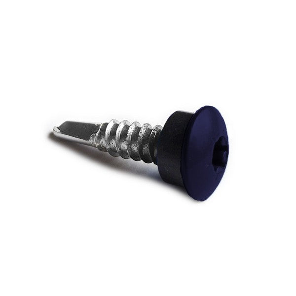 Facadeskrue/overlapskrue corona blå ralfarver RXB t/stål 4,8x35 TX20 EPDMB 250 stk/pakke