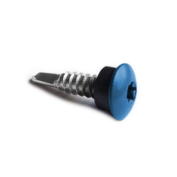 Facadeskrue/overlapskrue corona blå ralfarver RXB t/stål 4,8x35 TX20 EPDMB 250 stk/pakke