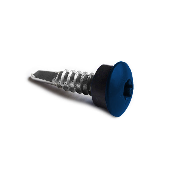 Facadeskrue/overlapskrue corona blå ralfarver RXB t/stål 5,5x25 TX20 EPDMB 250 stk/pakke