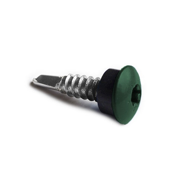 Facadeskrue/overlapskrue corona grønne ralfarver RXB t/stål 5,5x25 TX20 EPDMB 250 stk/pakke