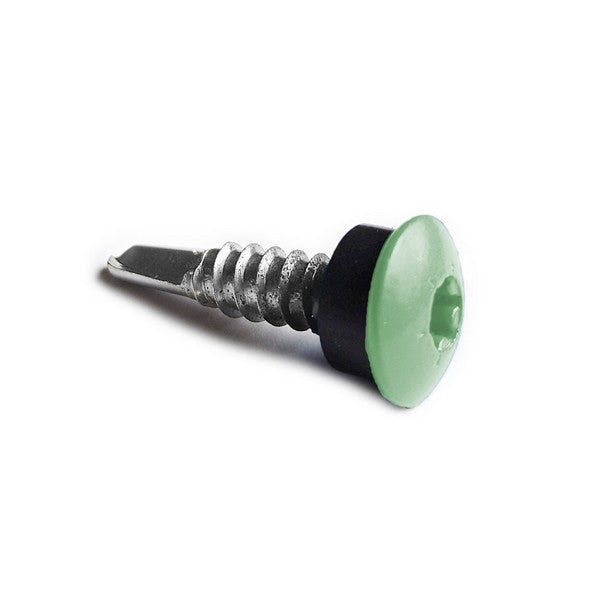 Facadeskrue/overlapskrue corona grønne ralfarver RXB t/stål 4,8x35 TX20 EPDMB 250 stk/pakke