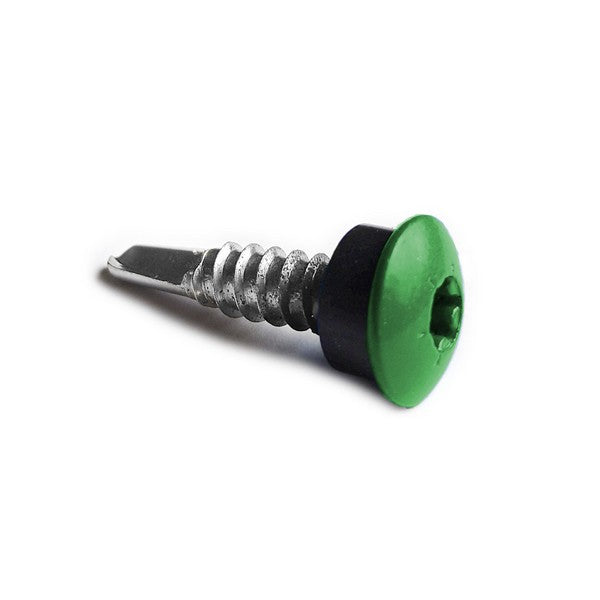 Facadeskrue/overlapskrue corona grønne ralfarver RXB t/stål 5,5x25 TX20 EPDMB 250 stk/pakke