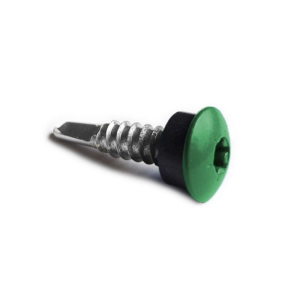 Facadeskrue/overlapskrue corona grønne ralfarver RXB t/stål 5,5x25 TX20 EPDMB 250 stk/pakke