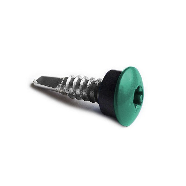 Facadeskrue/overlapskrue corona grønne ralfarver RXB t/stål 5,5x25 TX20 EPDMB 250 stk/pakke