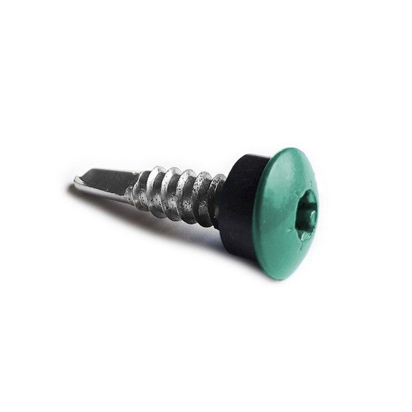 Facadeskrue/overlapskrue corona grønne ralfarver RXB t/stål 5,5x25 TX20 EPDMB 250 stk/pakke