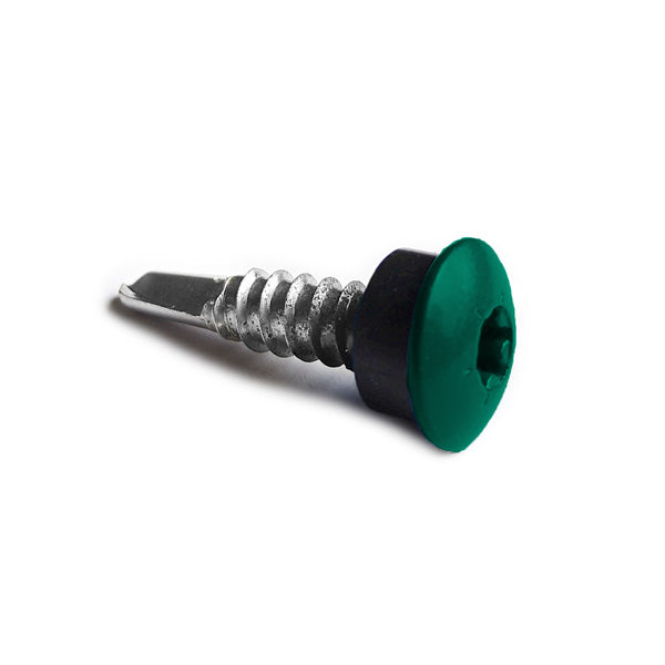 Facadeskrue/overlapskrue corona grønne ralfarver RXB t/stål 5,5x25 TX20 EPDMB 250 stk/pakke
