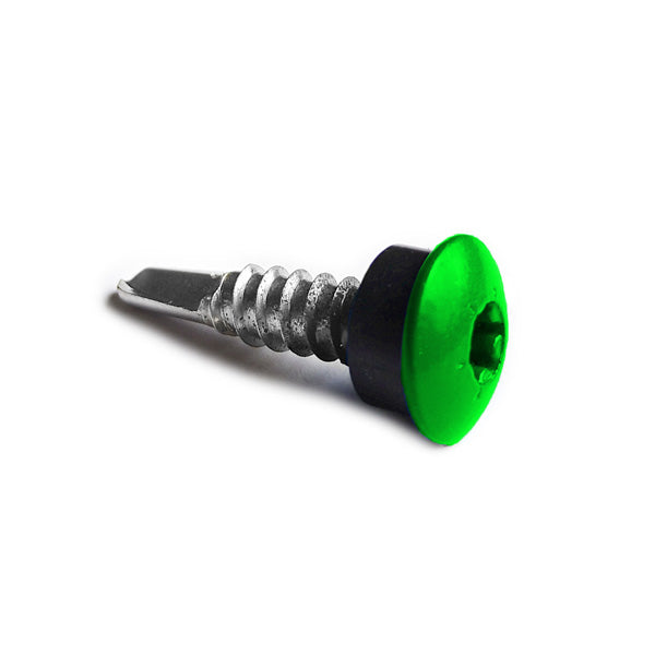 Facadeskrue/overlapskrue corona grønne ralfarver RXB t/stål 5,5x25 TX20 EPDMB 250 stk/pakke