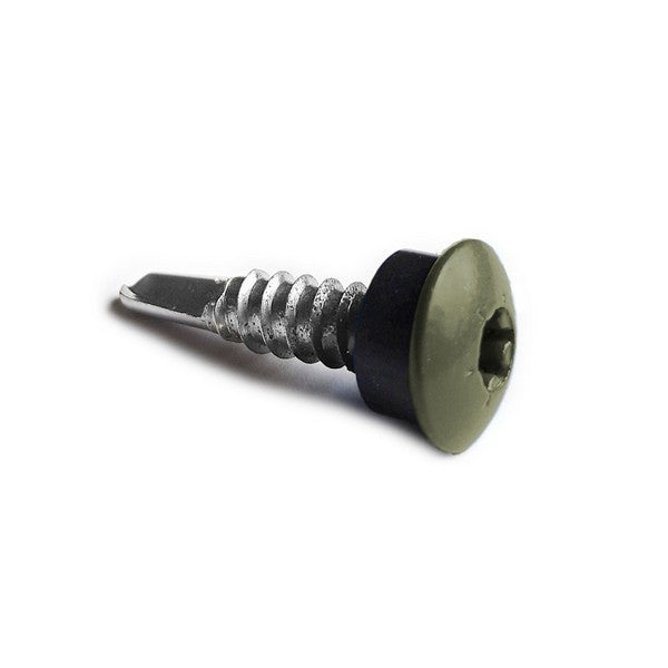 Facadeskrue/overlapskrue corona grå ralfarver RXB t/stål 5,5x25 TX20 EPDMB 250 stk/pakke