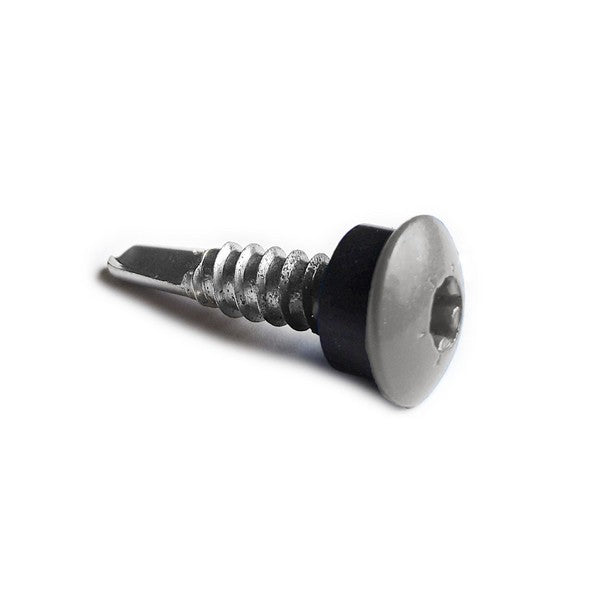 Facadeskrue/overlapskrue corona grå ralfarver RXB t/stål 5,5x25 TX20 EPDMB 250 stk/pakke