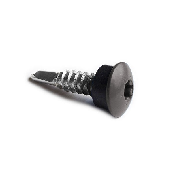 Facadeskrue/overlapskrue corona grå ralfarver RXB t/stål 4,8x35 TX20 EPDMB 250 stk/pakke