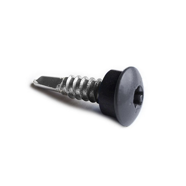 Facadeskrue/overlapskrue corona grå ralfarver RXB t/stål 4,8x35 TX20 EPDMB 250 stk/pakke