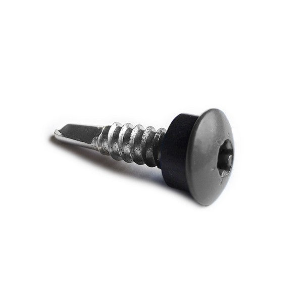 Facadeskrue/overlapskrue corona grå ralfarver RXB t/stål 4,8x35 TX20 EPDMB 250 stk/pakke