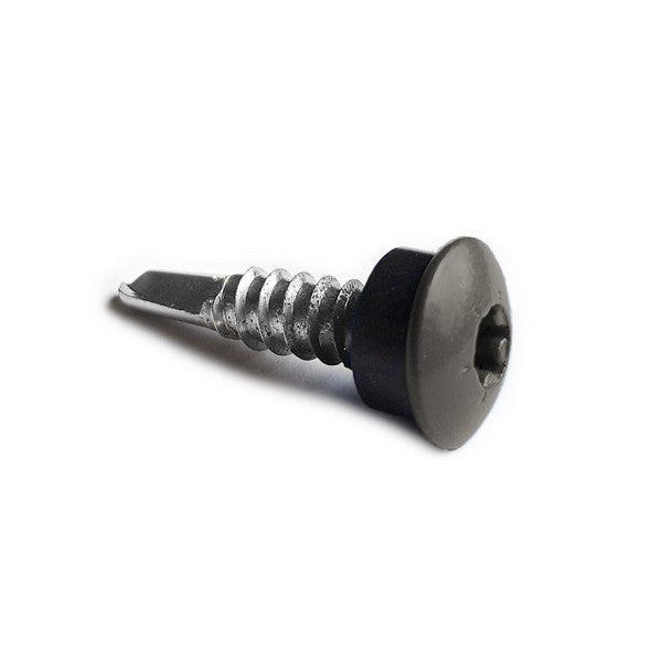 Facadeskrue/overlapskrue corona grå ralfarver RXB t/stål 5,5x25 TX20 EPDMB 250 stk/pakke