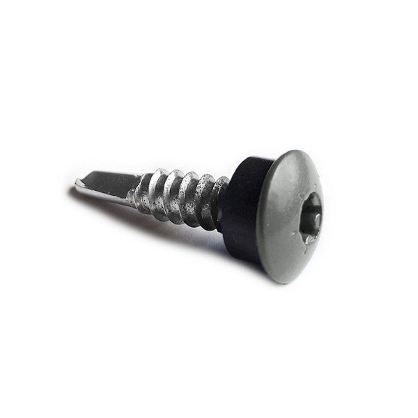 Facadeskrue/overlapskrue corona grå ralfarver RXB t/stål 5,5x25 TX20 EPDMB 250 stk/pakke