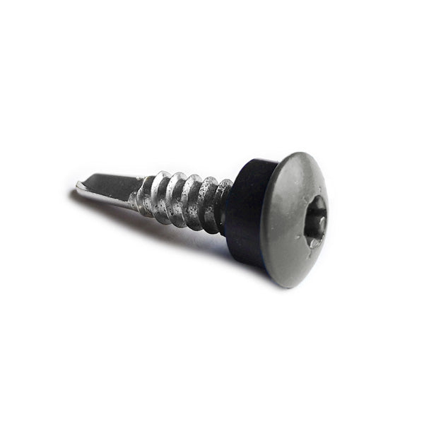 Facadeskrue/overlapskrue corona sort/hvide ralfarver RXB t/stål 5,5x25 TX20 EPDMB 250 stk/pakke