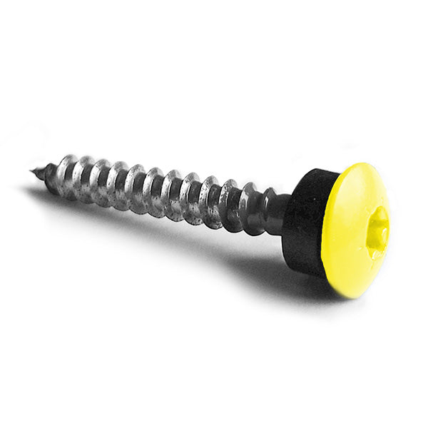 Facadeskrue/overlapskrue corona gul ralfarver RXB t/træ 4,8x60 TX20 EPDMB 100 stk/pakke