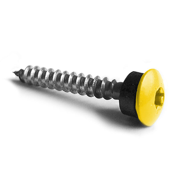 Facadeskrue/overlapskrue corona gule ralfarver RXB t/træ 4,8x35 TX20 EPDMB 250 stk/pakke