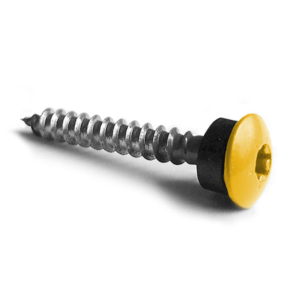Facadeskrue/overlapskrue corona gul ralfarver RXB t/træ 4,8x60 TX20 EPDMB 100 stk/pakke
