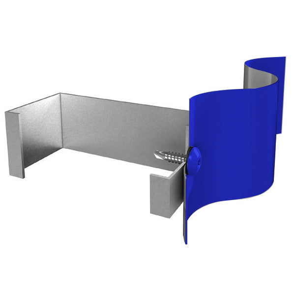 Facadeskrue/overlapskrue corona blå ralfarver RXB t/stål 4,8x35 TX20 EPDMB 250 stk/pakke