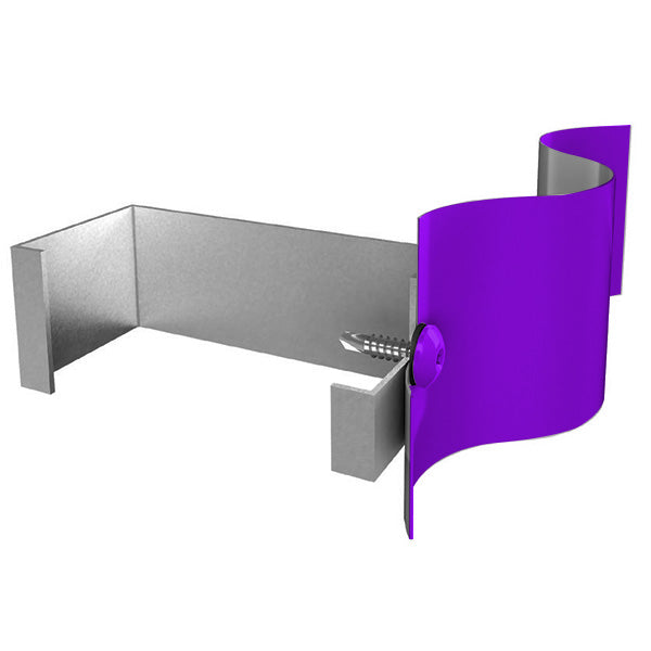 Facadeskrue/overlapskrue corona lilla ralfarver RXB t/stål 5,5x25 TX20 EPDMB 250 stk/pakke