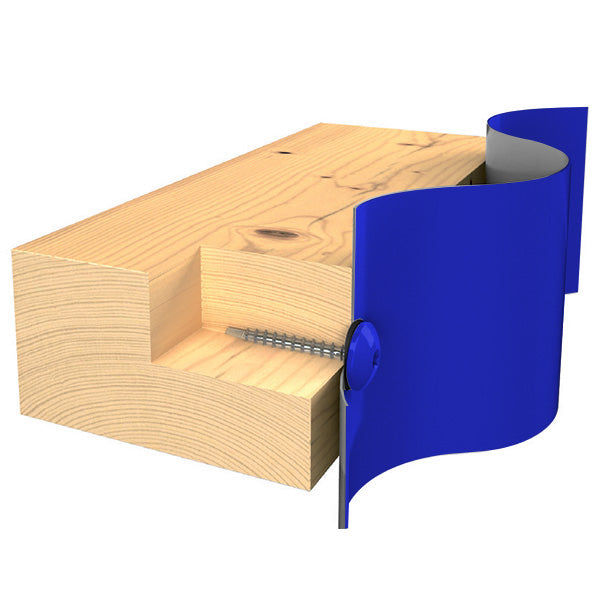 Facadeskrue/overlapskrue corona blå ralfarver RXB t/træ 4,8x60 TX20 EPDMB 100 stk/pakke