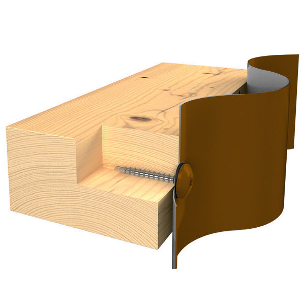 Facadeskrue/overlapskrue corona brune ralfarver RXB t/træ 4,8x35 TX20 EPDMB 250 stk/pakke