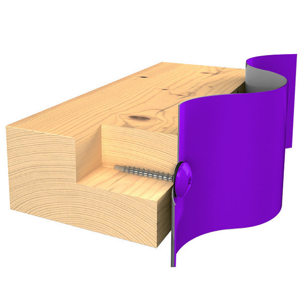 Facadeskrue/overlapskrue corona lilla ralfarver RXB t/træ 4,8x60 TX20 EPDMB 100 stk/pakke