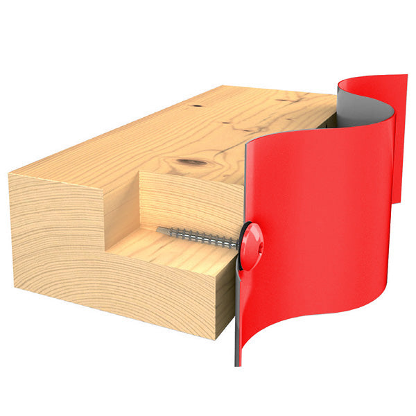 Facadeskrue/overlapskrue corona røde ralfarver RXB t/træ 4,8x35 TX20 EPDMB 250 stk/pakke