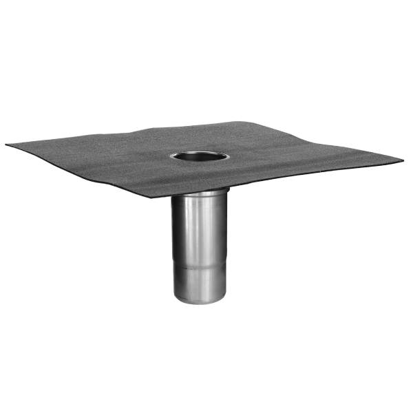 Dampspærre tagbrønd DN Ø70x280 mm muffedybde 105 mm Thermoplan lys/beige læbering 75 mm