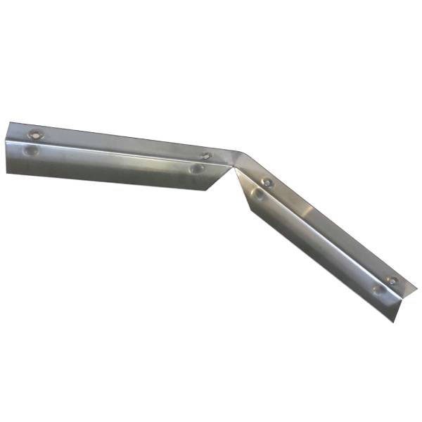 Endebund rygningsudluftning 0,5 mm syrefast rustfrit stål