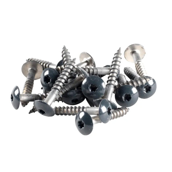 Facade screws stainless 4.8x33 mm A2 anthracite 100 pcs