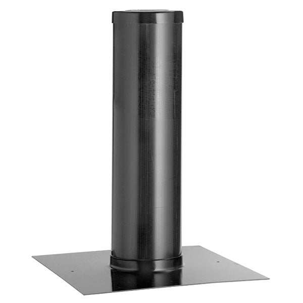 PLASTIGEN drop stem cover w/double tube Ø125/90 mm fits t/Ø110 mm tube black