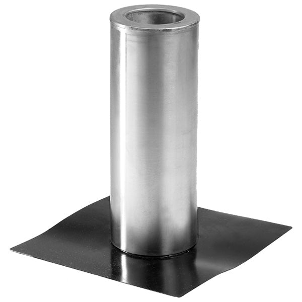 Faldstammeudluftning Ø110 mm m/skydestykke zink 14 t/Ø110 mm rør til tagpap